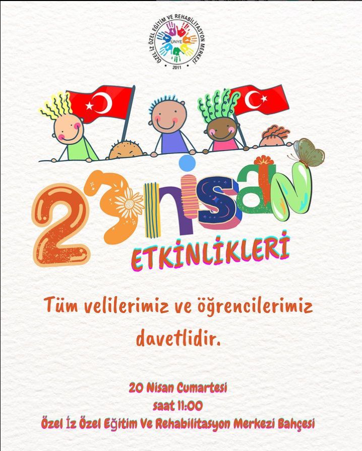 23 Nisan Kutlamalarına Davet